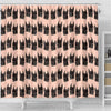 Doberman Pinscher Dog Pattern Print Shower Curtains-Free Shipping