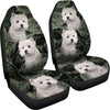 Cute West Highland White Terrier Print Car Seat Covers- Free Shipping