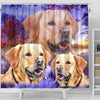 Labrador Retriever Print Shower Curtains-Free Shipping