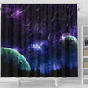 Outer Space Print Shower Curtains-Free Shipping