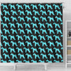 Lakeland Terrier Dog Pattern Print Shower Curtains-Free Shipping