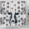Cow Print Shower Curtain-Free Shipping