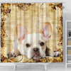 Amazing French Bulldog Print Shower Curtains-Free Shipping