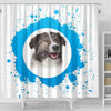 Amazing Aidi Dog Print Shower Curtain-Free Shipping