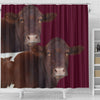 Pinzgauer cattle (Cow) Print Shower Curtain-Free Shipping