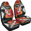Snake Red Print Car Seat Covers-Free Shipping