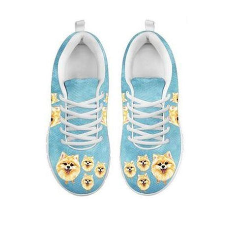 Lovely Pomeranian Dog Print Running Shoes For Women-Free Shipping-For 24 Hours Only-Paww-Printz-Merchandise
