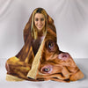Dogue De Bordeaux Print Hooded Blanket