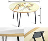 Bracco Italiano Dog Print Circular Coffee Table