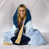 Hokkaido Dog Print Hooded Blanket