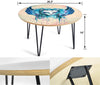 Cat Splash Art Print Circular Coffee Table