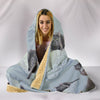 Korat Cat Print Hooded Blanket