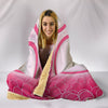 Pomeranian Dog Print Hooded Blanket