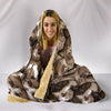 Cute Cats Print Hooded Blanket