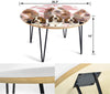 Basset Hound Print Circular Coffee Table