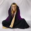Dragon Li Cat Print Hooded Blanket