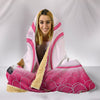 Borzoi Dog Love heart Print Hooded Blanket