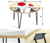 Amazing Central Asian Shepherd Dog Print Circular Coffee Table