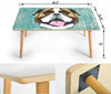 Bulldog Vector Art Print Rectangular Coffee Table