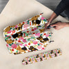 Yorkshire Terrier Dog Floral Print Umbrellas