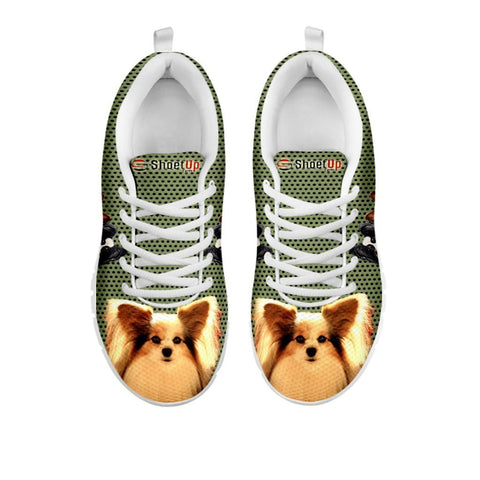 Amazing Papillon  Dog-Women's Running Shoes-Free Shipping-For 24 Hours Only-Paww-Printz-Merchandise