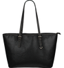 Yorkshire Print Small Leather Tote Bag-Express Shipping-Paww-Printz-Merchandise