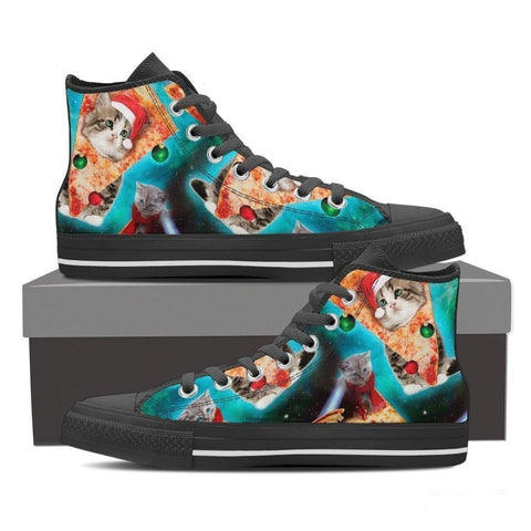 Pizza Cat-Women's Canvas Shoes-Free Shipping-Paww-Printz-Merchandise